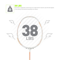 Apacs Dual Power Speed Badminton Racquet – Unstrung, Lightweight Graphite Frame, High Tension Support, Power & Speed Balance, With Cover Included