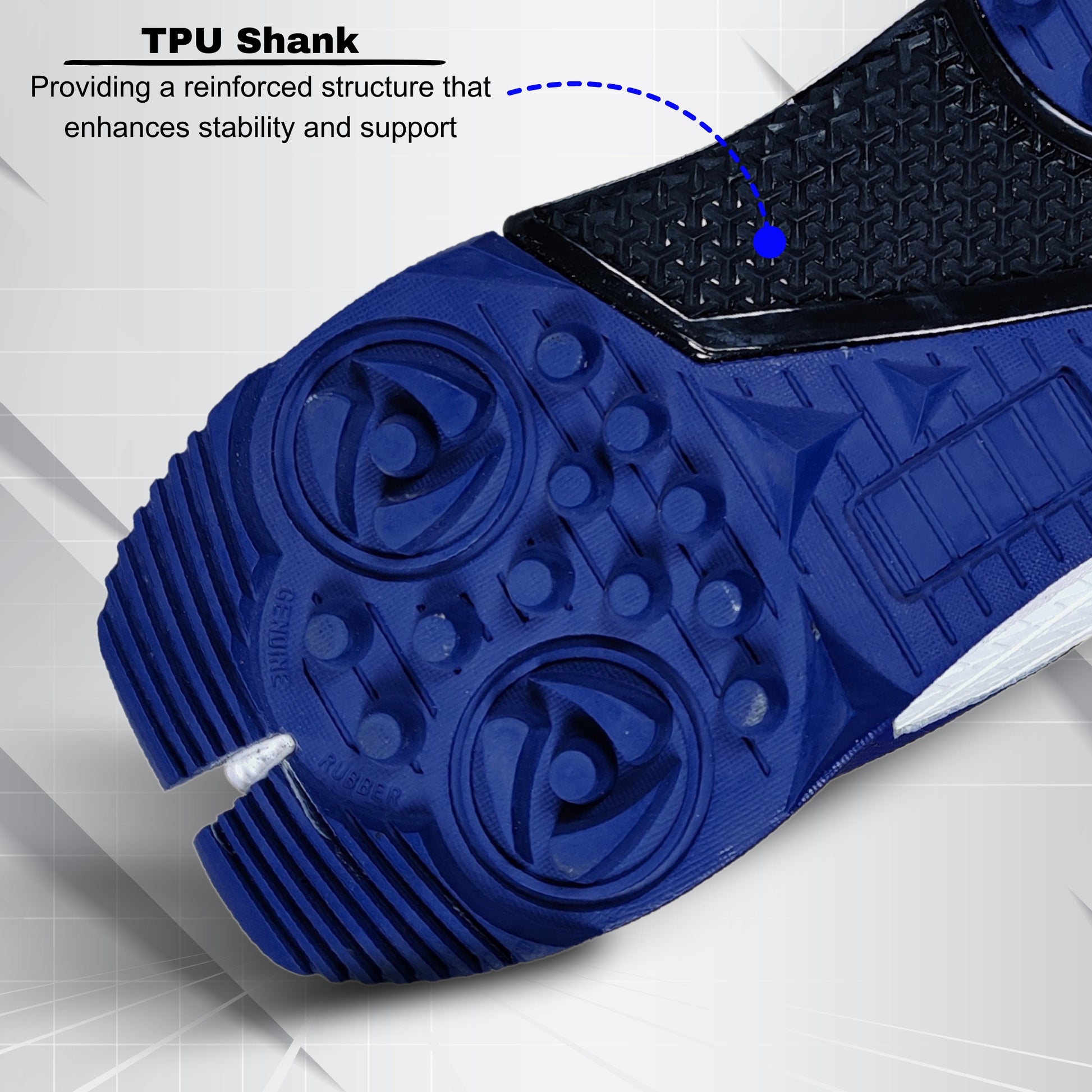 Prokick Strikers Genuine Rubber Spike Cricket Shoes - Best Price online Prokicksports.com