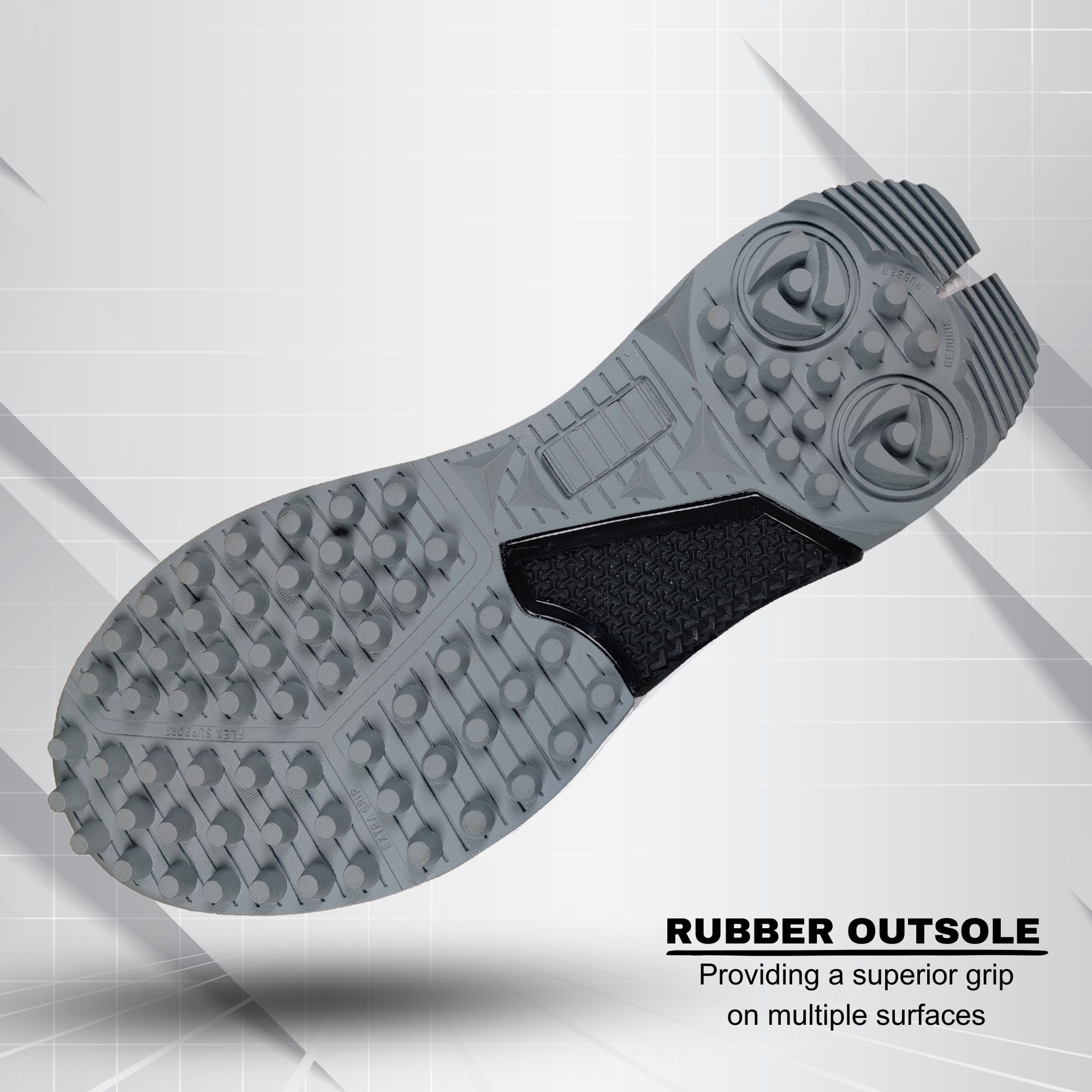 Prokick Strikers Genuine Rubber Spike Cricket Shoes Prokicksports
