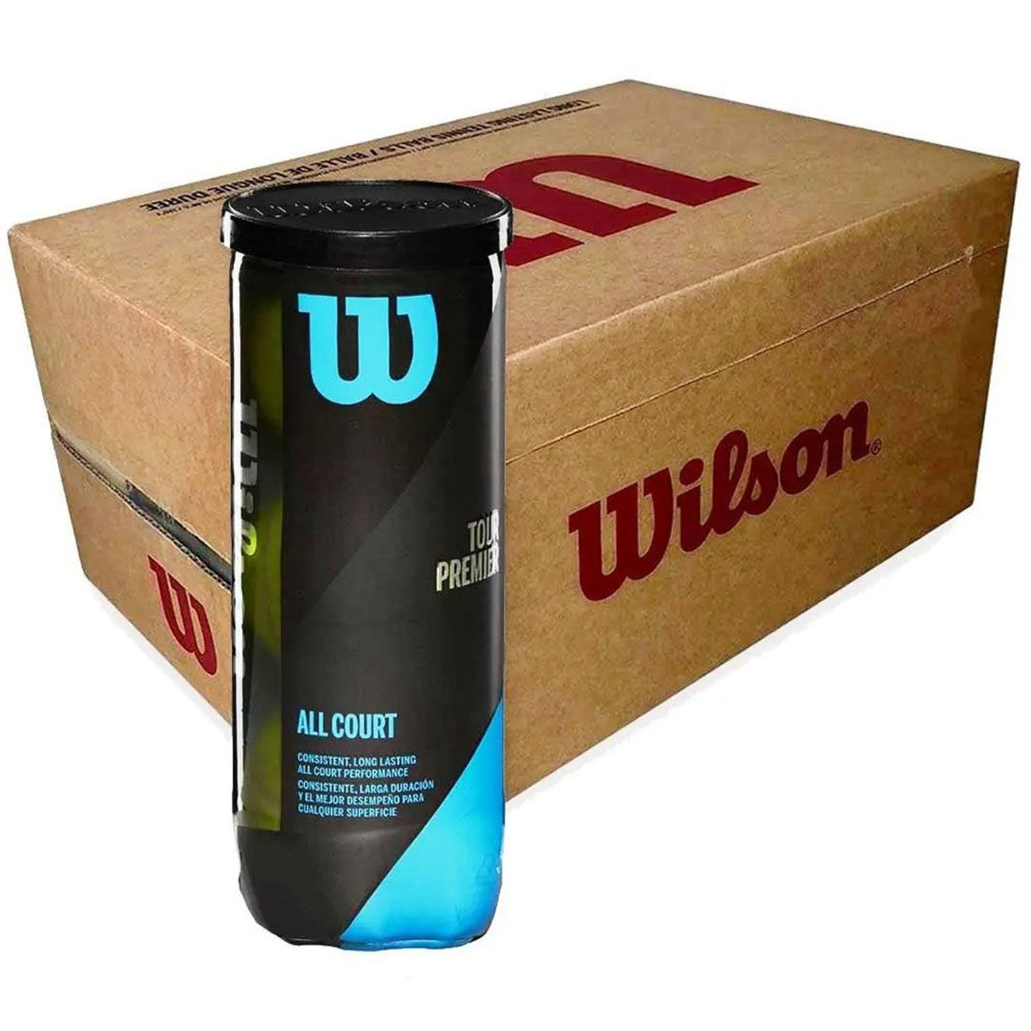 Wilson Tour Premier Tennis Balls Carton (24 Cans) - Best Price online Prokicksports.com