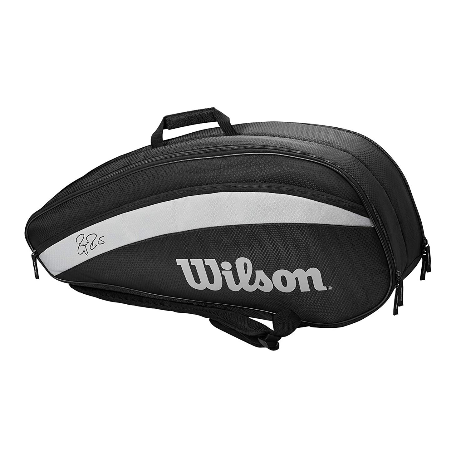 Wilson Roger Federer Team Pack Tennis Kitbag, Black – Prokicksports