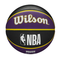 Wilson NBA Team Tribute Basketball LA Lakers, Size 7 (Black/Purple) - Best Price online Prokicksports.com