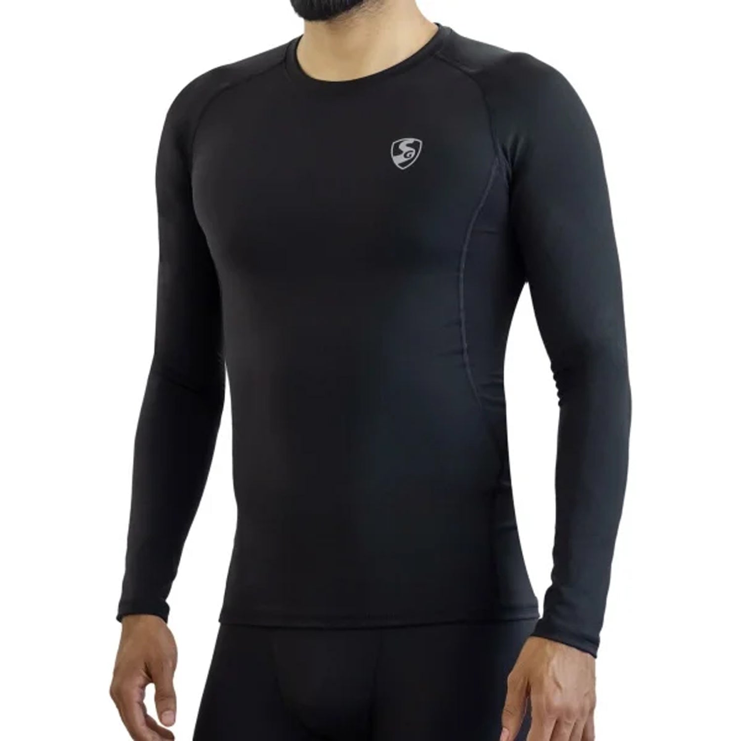 SG Xtreme Cricket Compression Bodywear Skin Fit, Black - Best Price online Prokicksports.com