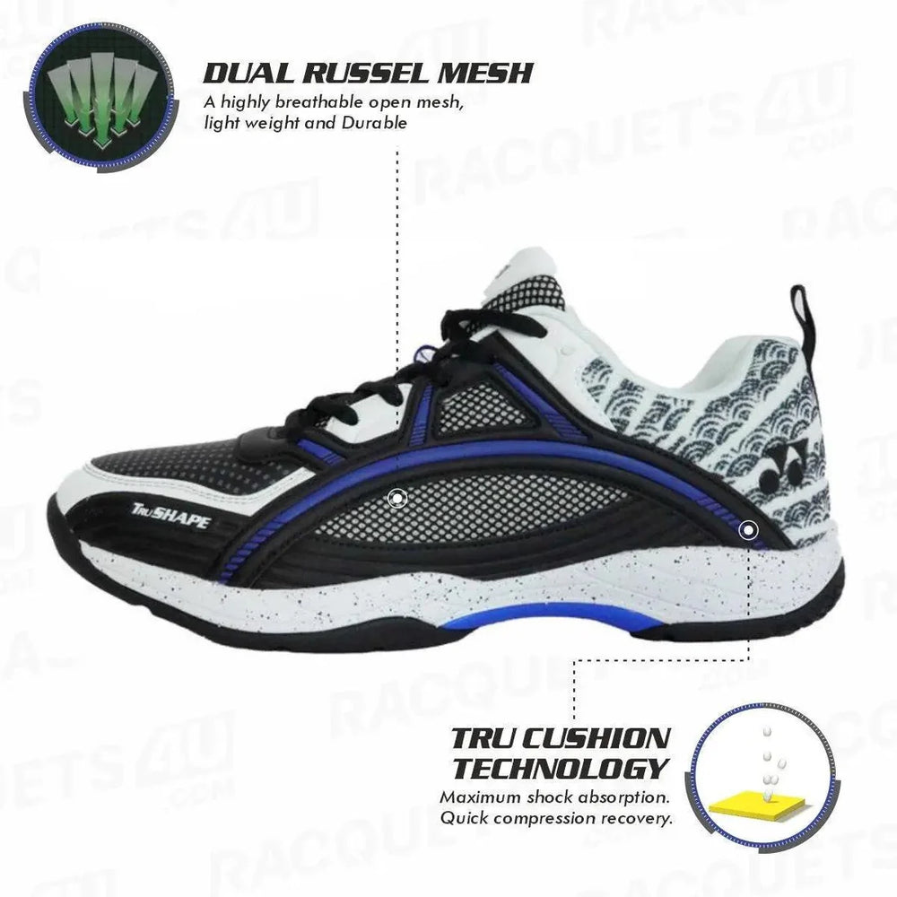 Yonex Tokyo Ultima Men’s Badminton Shoes | TRU Cushion, AgilityBolt Support, HexaGrip Sole, Breathable Mesh, Non-Marking Outsole, Pro Court Performance