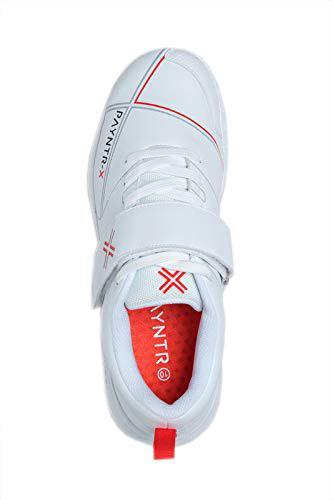 Payntr X Bowling Spike Cricket Shoes - All White - Best Price online Prokicksports.com