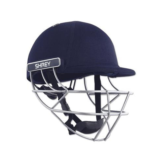 Shrey Classic Steel Cricket Helmet, Navy - Best Price online Prokicksports.com