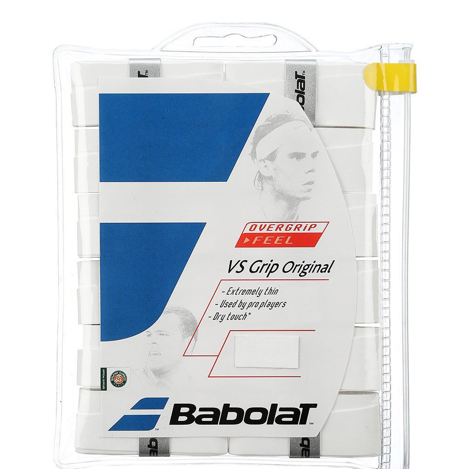 Babolat 654010 101 VS Original X12 Tennis Grip Pack of 12 White