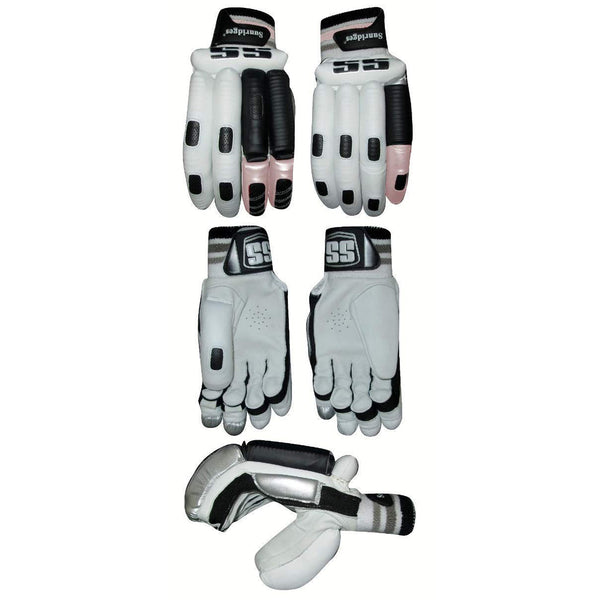 SS Player Edition RH Batting Gloves, White/Black
