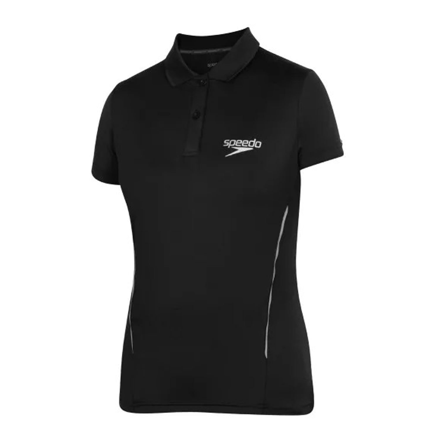 Speedo Dry Polo T-Shirt (Black/Silver) - Best Price online Prokicksports.com