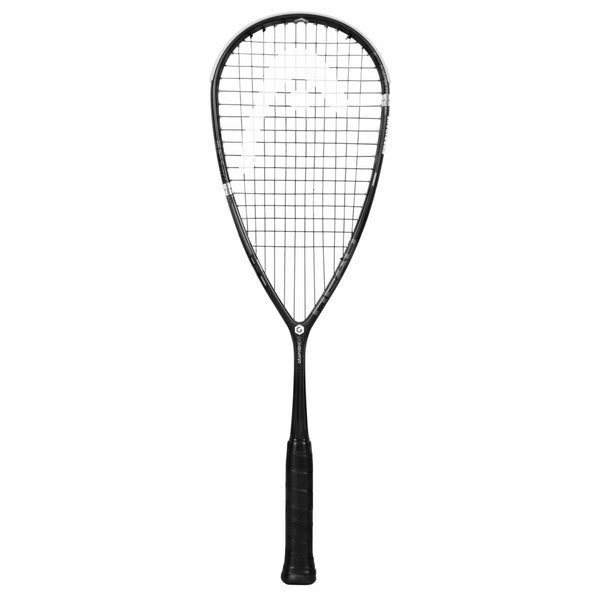 Head GrapheneXT Hurricane 123 Squash Racquet, Black