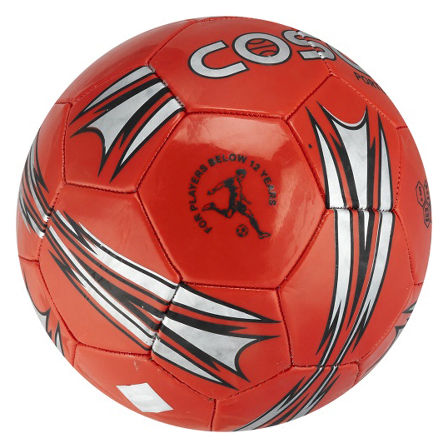 Cosco Portugal Football , Red/Black - Size 5 - Best Price online Prokicksports.com