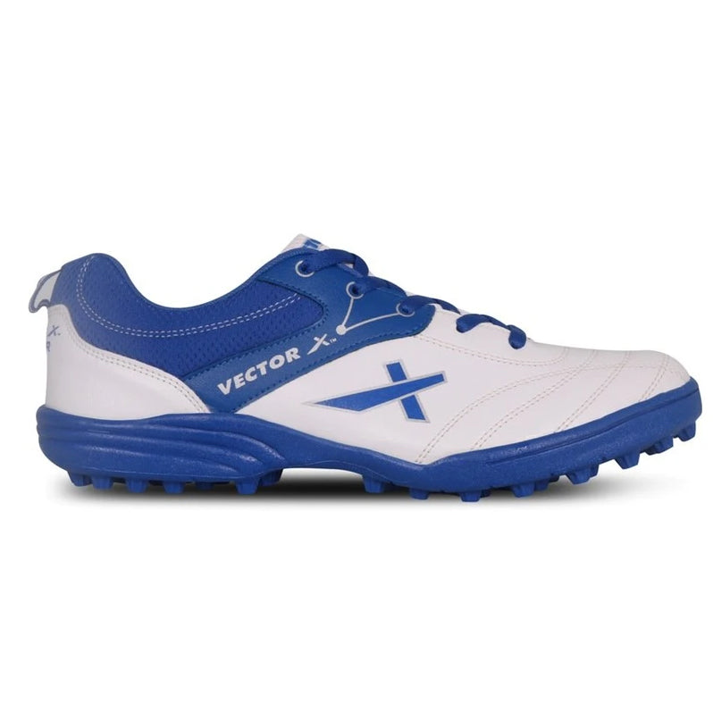 Vector X White-Blue Blaster Cricket Shoes - Best Price online Prokicksports.com