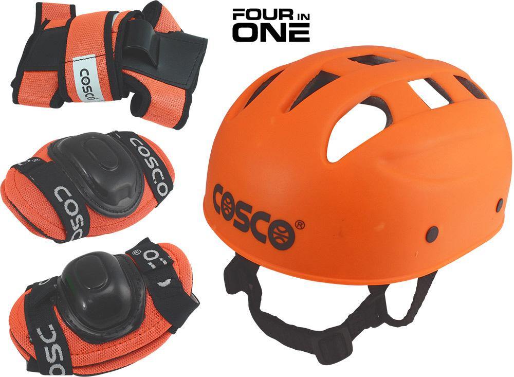 Cosco 4 in 1 Protective Kit, Senior (Multi color) - Best Price online Prokicksports.com