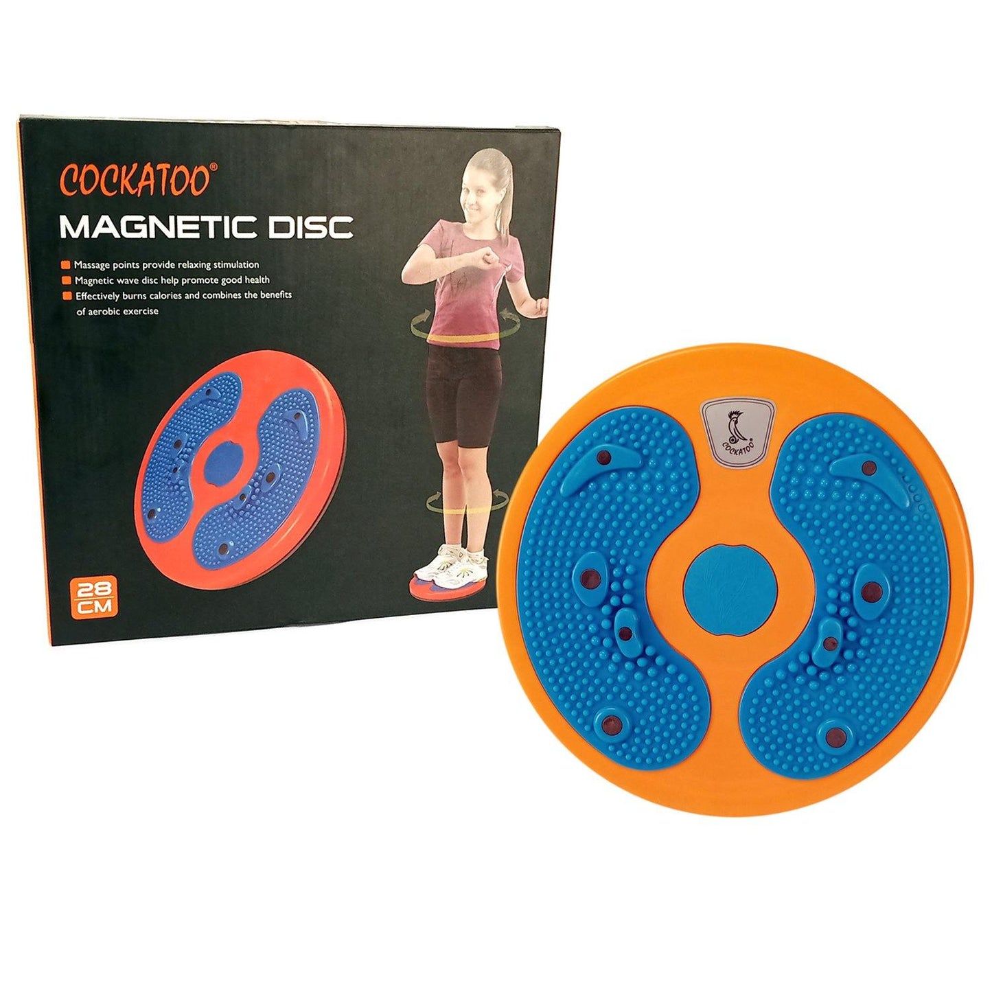 Cockatoo Magnetic Disk Tummy Twister Ab Exerciser - Best Price online Prokicksports.com