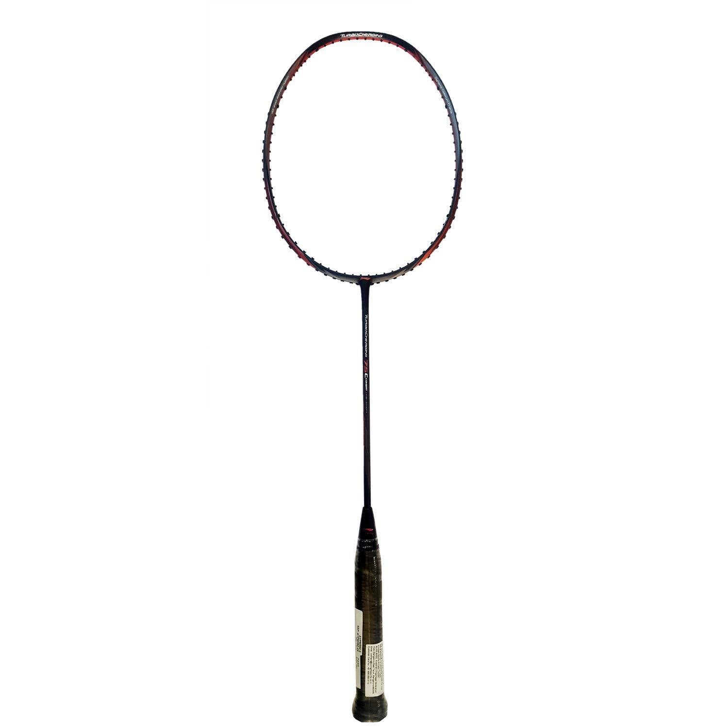 Li-Ning Turbo Charging 75C Badminton Racquet - Black/Red - Best Price online Prokicksports.com