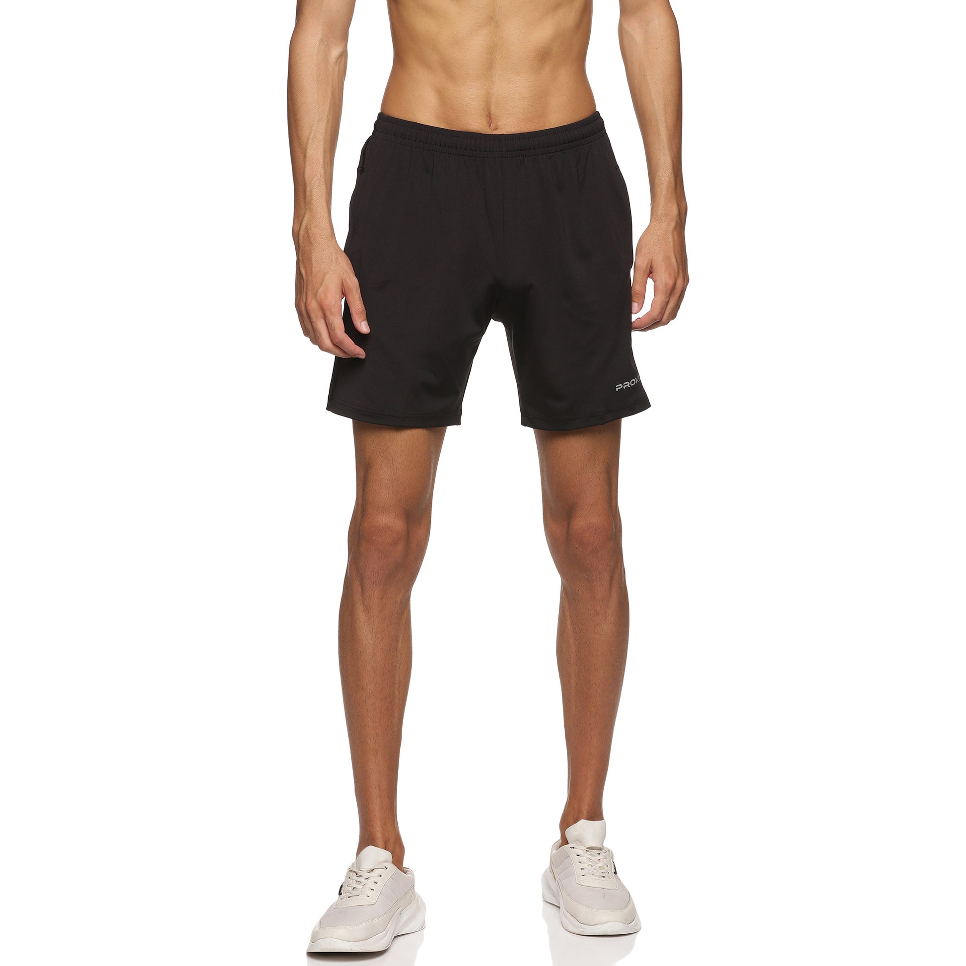 Prokick Lycra Sports Shorts for Men, Black - Best Price online Prokicksports.com