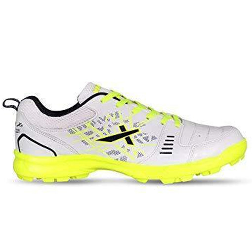 Vector X Blaster-22 Yards Cricket Shoes for Men's (White-Green) - Best Price online Prokicksports.com