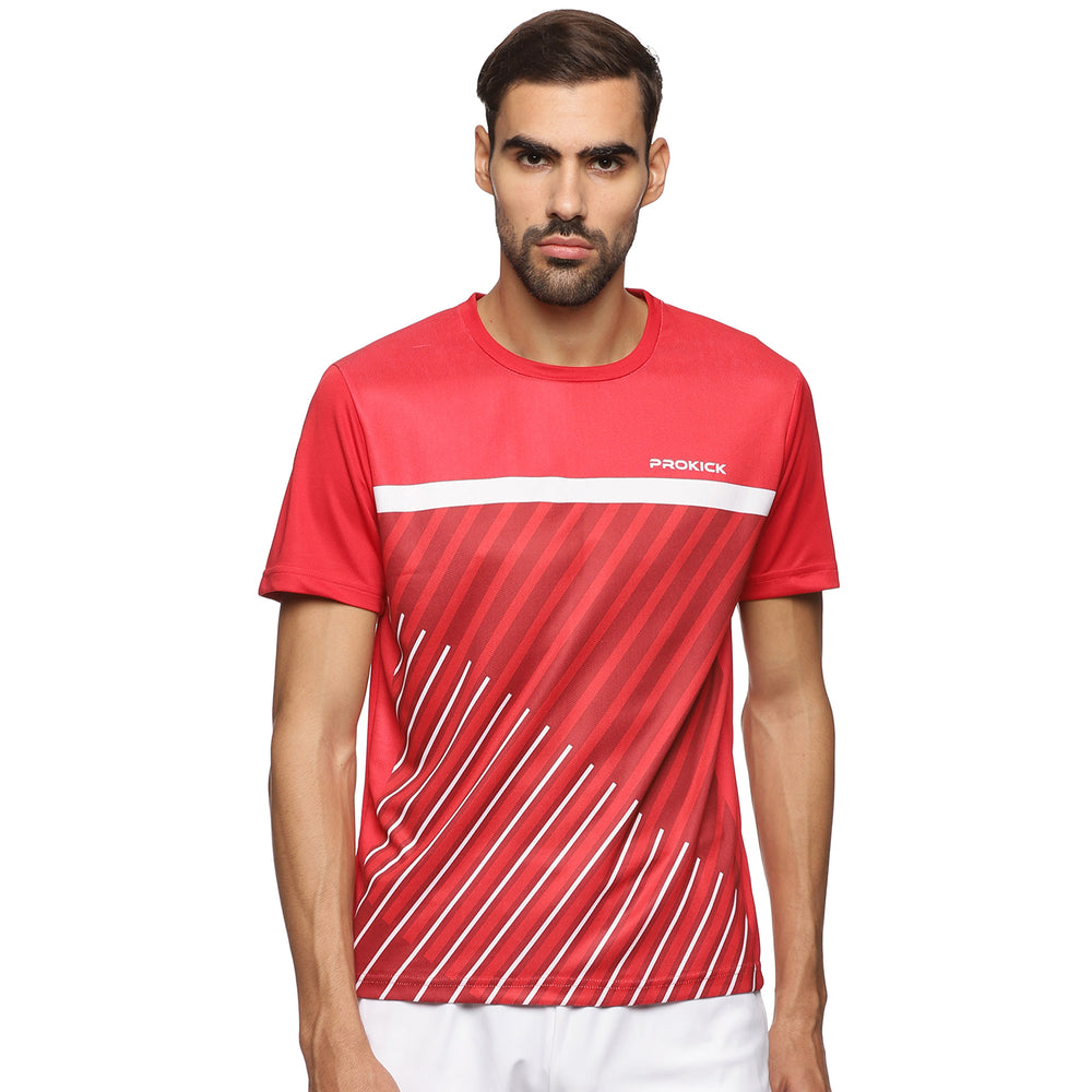 Prokick Regular Fit Round Neck Half Sleeves Tshirt for Men - Best Price online Prokicksports.com