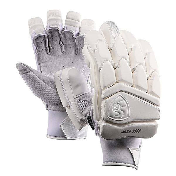 SG Hilite White Batting Gloves - Right Hand