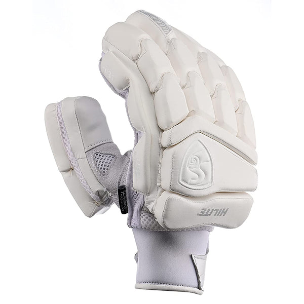 SG Hilite White Batting Gloves - Right Hand