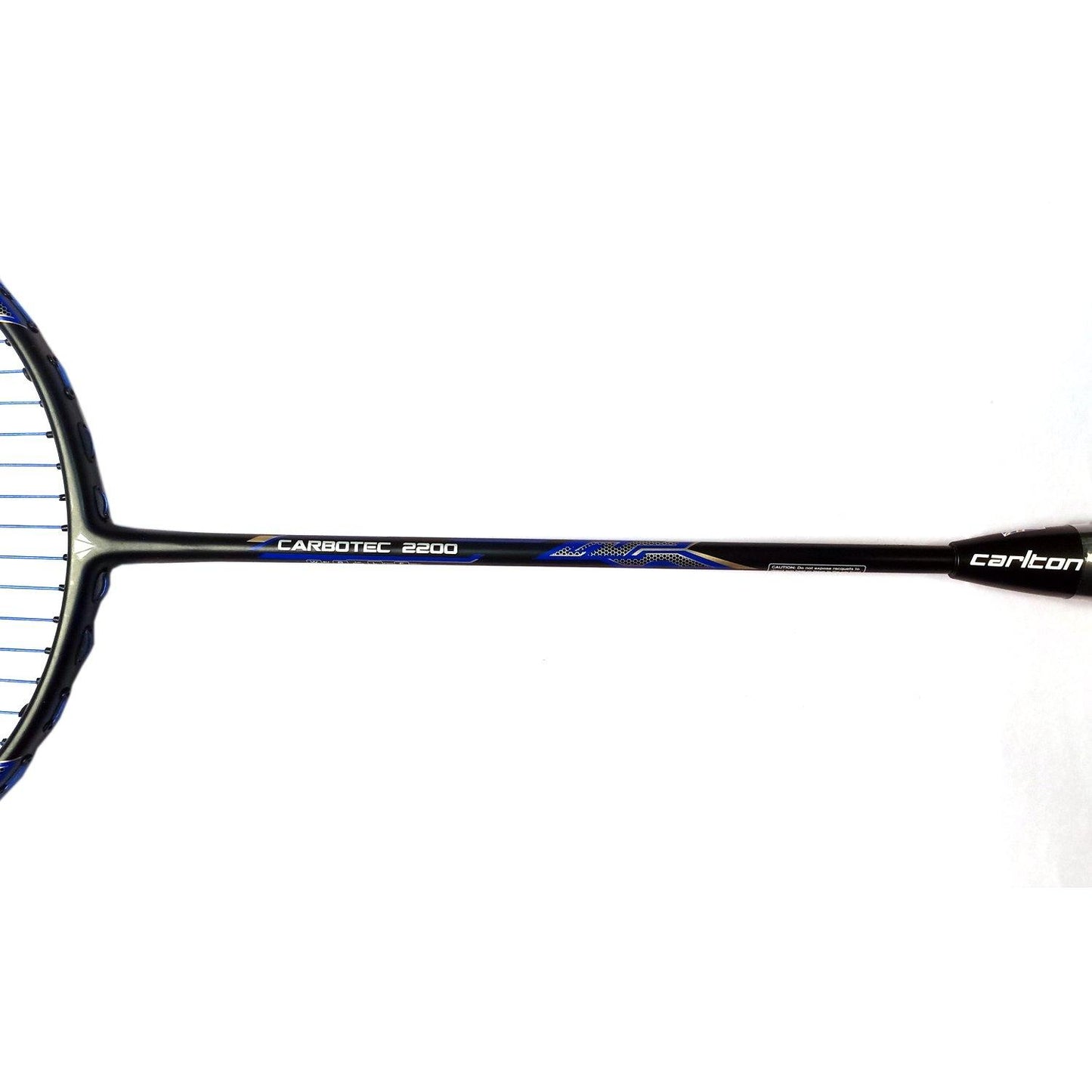 Carlton Carbotec 2200 High Flex Strung Badminton Racquet - Black - Best Price online Prokicksports.com