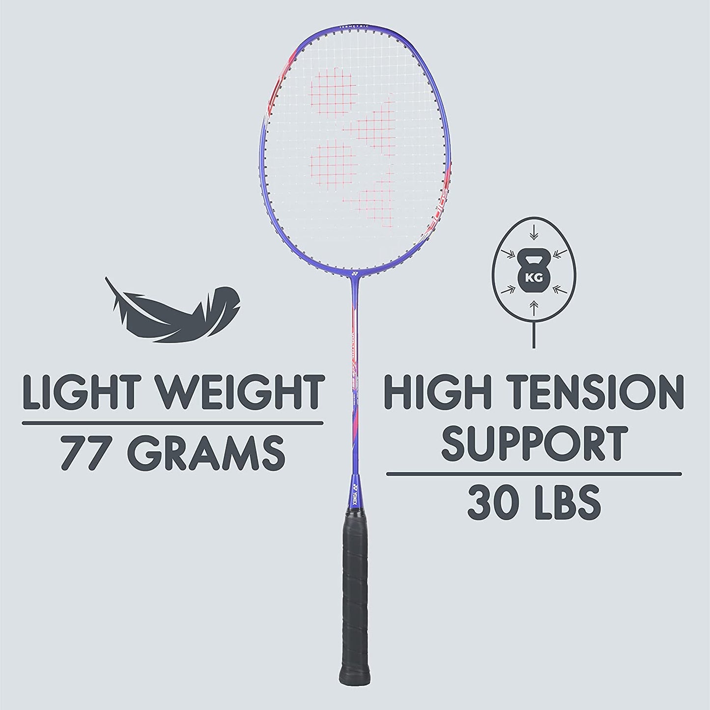 Yonex Voltric 25I Strung Badminton Racquet, 5U/G5 - Blue - Best Price online Prokicksports.com