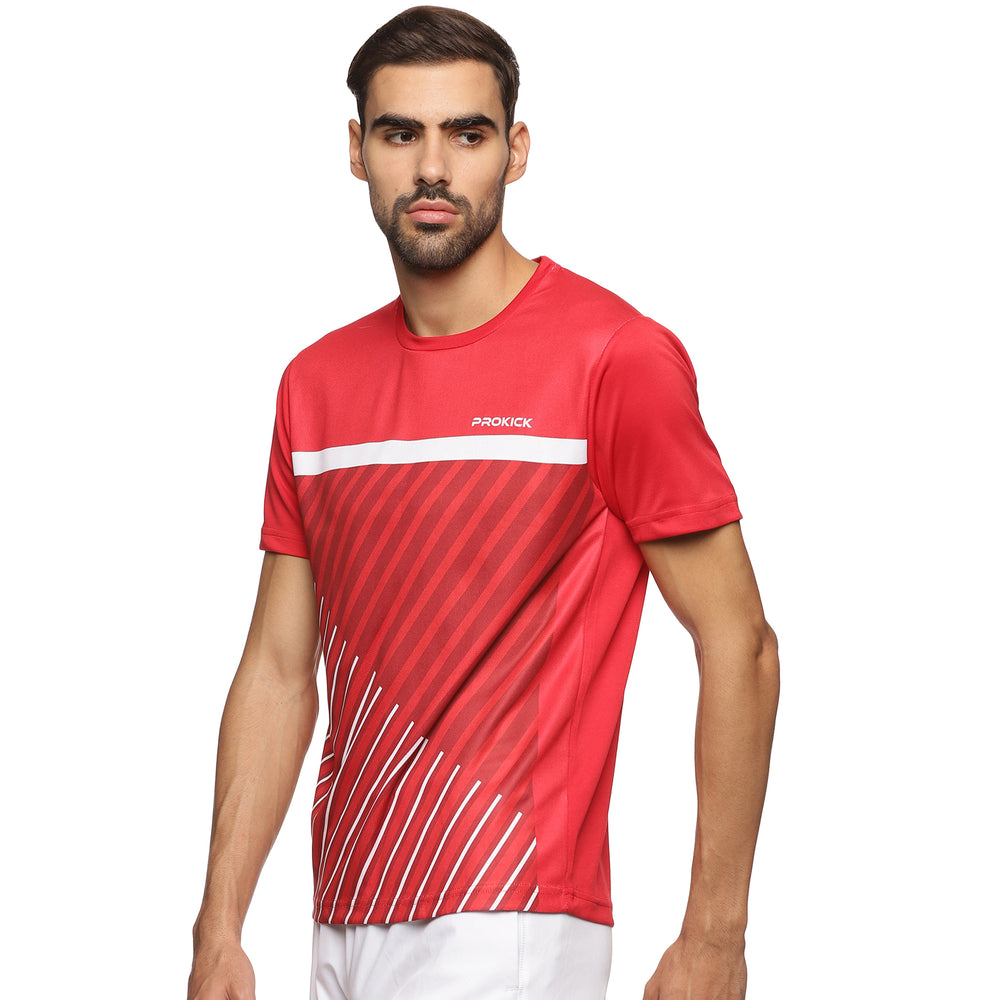Prokick Regular Fit Round Neck Half Sleeves Tshirt for Men - Best Price online Prokicksports.com