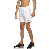 Prokick Lycra Sports Shorts for Men, White - Best Price online Prokicksports.com