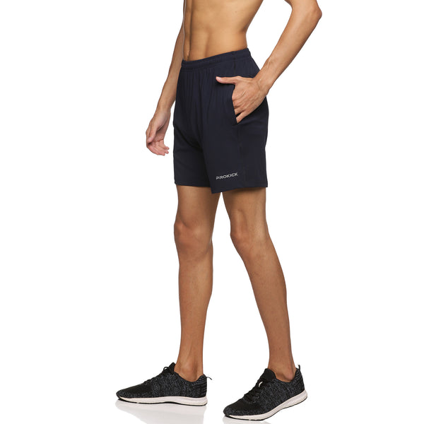 Prokick Lycra Sports Shorts for Men, Navy
