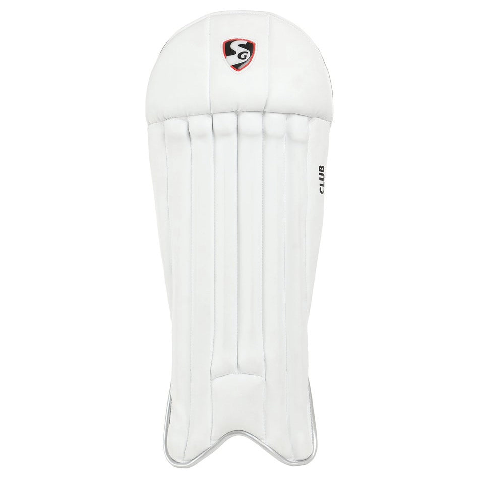 SG Club Wicket Keeping Legguards, (White) - Best Price online Prokicksports.com