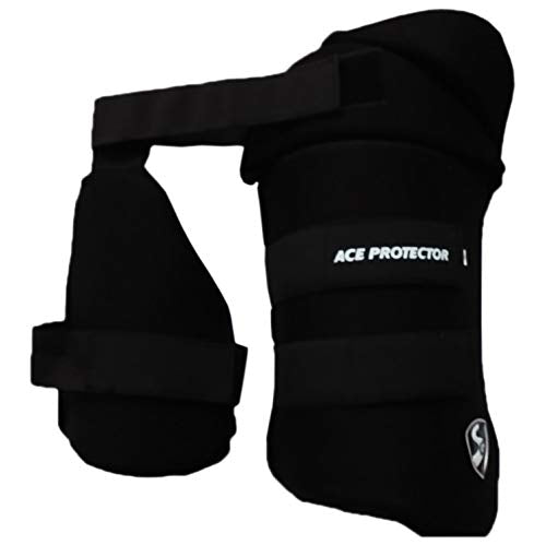 SG Ace Protector Black Thigh Pads Right Hand (Combo) - Best Price online Prokicksports.com