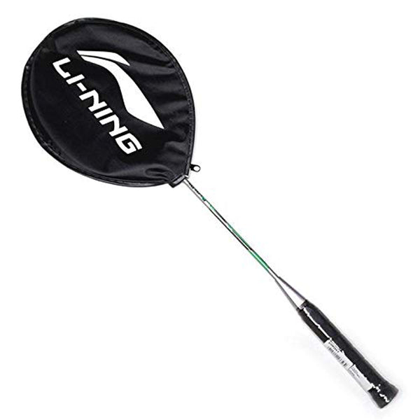 Li-Ning XP80 IV Strung Badminton Racquet, Grey/Green