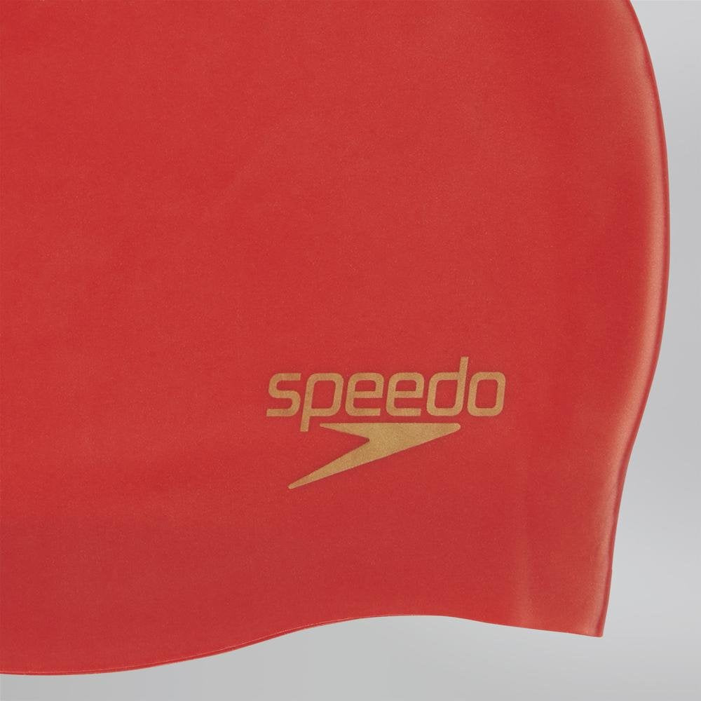 Speedo 870984B362 Blend Molded Silicon Swim Cap (Red) - Best Price online Prokicksports.com