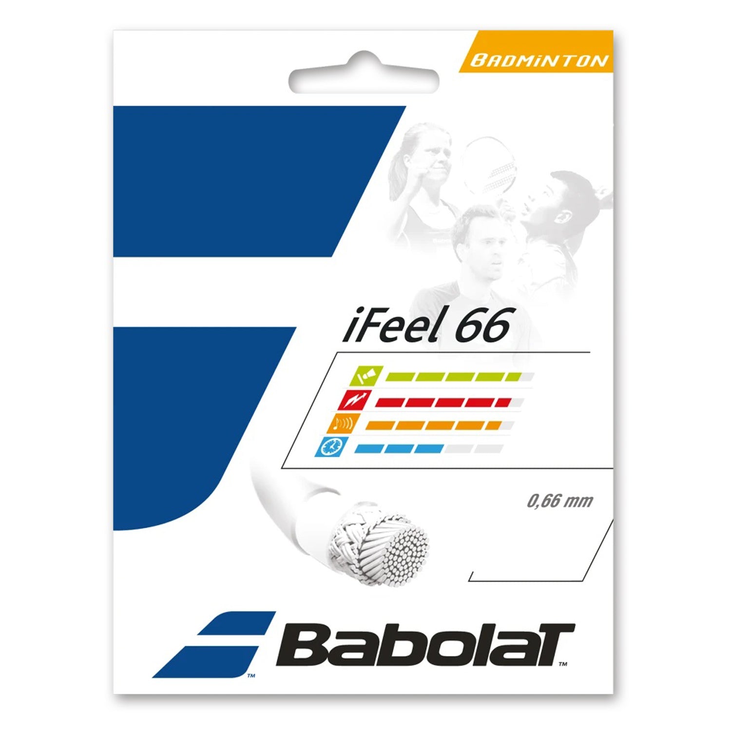 Babolat iFeel 66 Badminton String - Best Price online Prokicksports.com