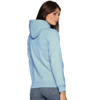 Prokick Sports Women Hooded Sweat Shirt , Sky Blue - Best Price online Prokicksports.com