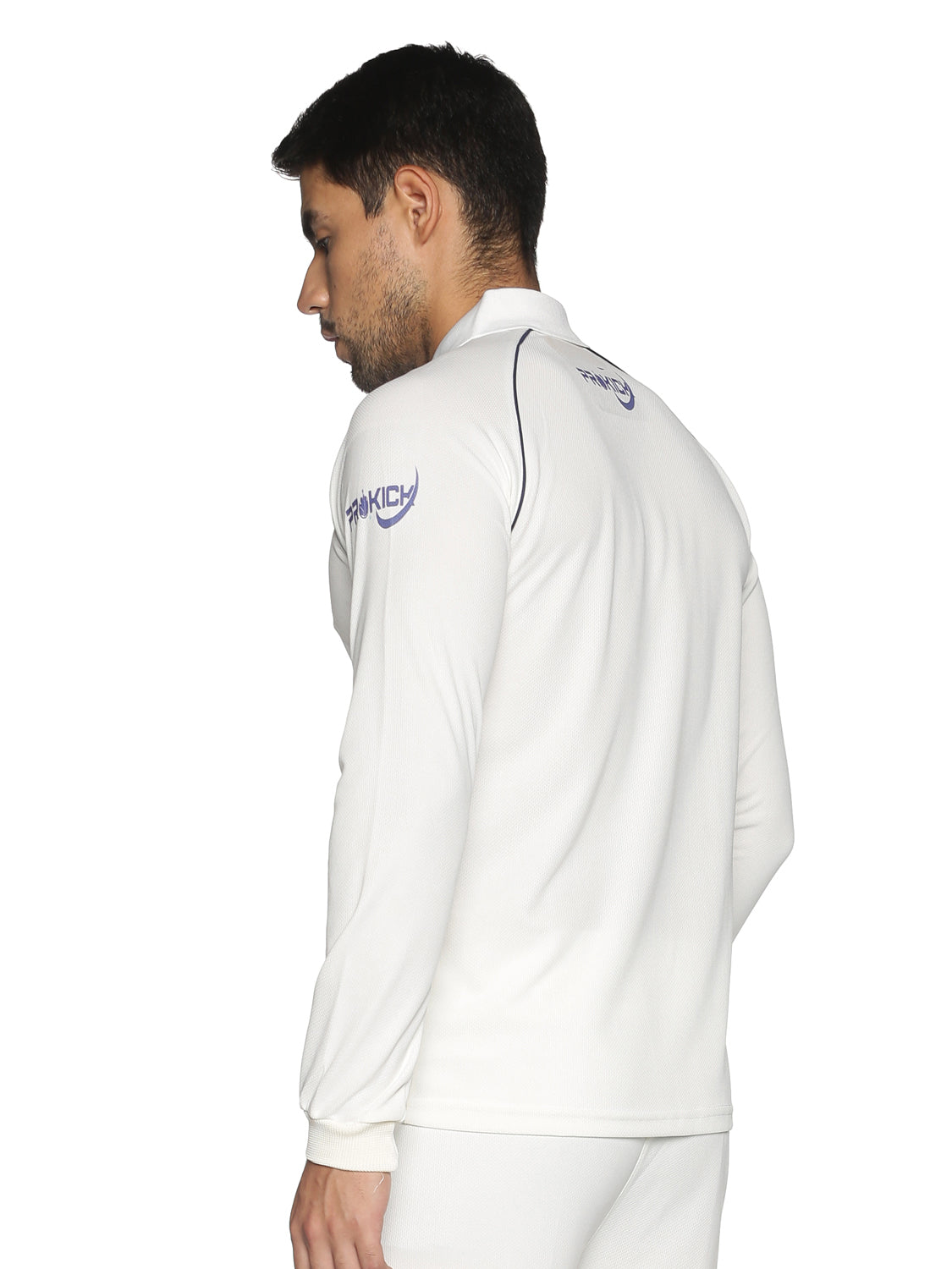 Prokick Cricket White Full Sleeve T-Shirt - Best Price online Prokicksports.com