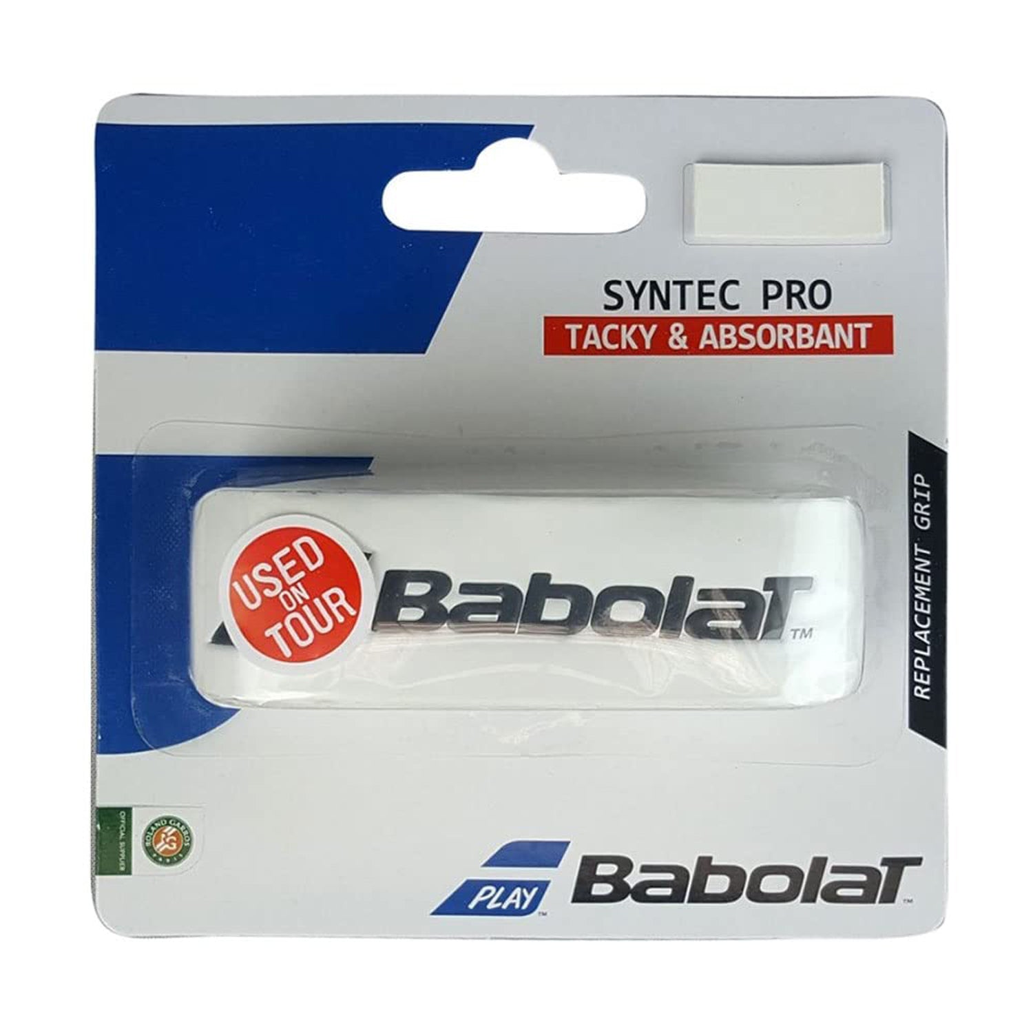 Babolat 654012-101 Tour Original X12 Tennis Grip Pack of 12 -White - Best Price online Prokicksports.com