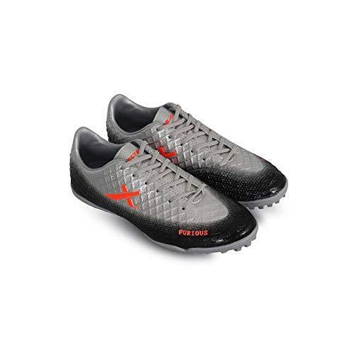 Vector X Furious Indoor Synthetic Men's Football Shoes Silver/Black - Best Price online Prokicksports.com
