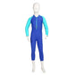 Speedo Boy's Swimwear Color Block All-in-1 Suit - Chroma Blue/Aqua Splash - Best Price online Prokicksports.com