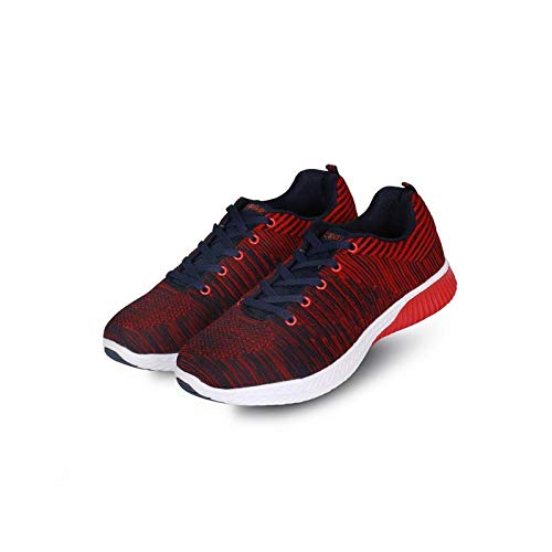 Vector X RS-5050 Jogging Shoes (Red-Navy) - Best Price online Prokicksports.com