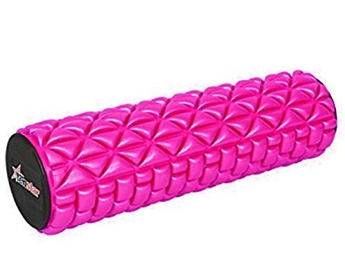 Fitness Massage Foam Roller with Cover, Magenta - 76 CM - Best Price online Prokicksports.com