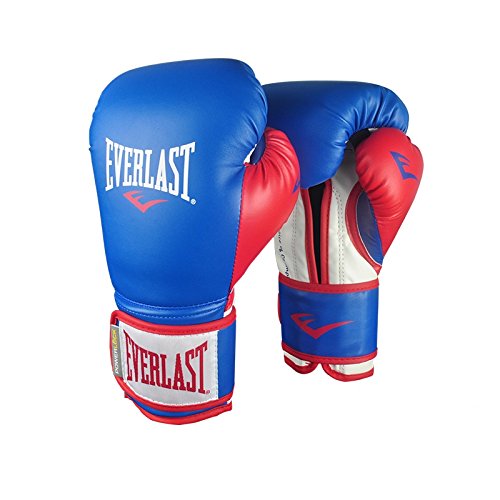 Everlast Pro Style PowerLock Training Gloves, 14Oz (Blue/Red) - Best Price online Prokicksports.com