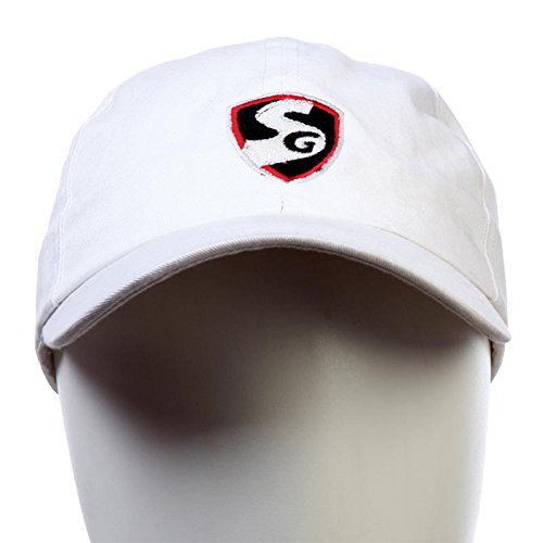 SG Century Cotton Non Woven Fabric Cricket Cap, White - Best Price online Prokicksports.com