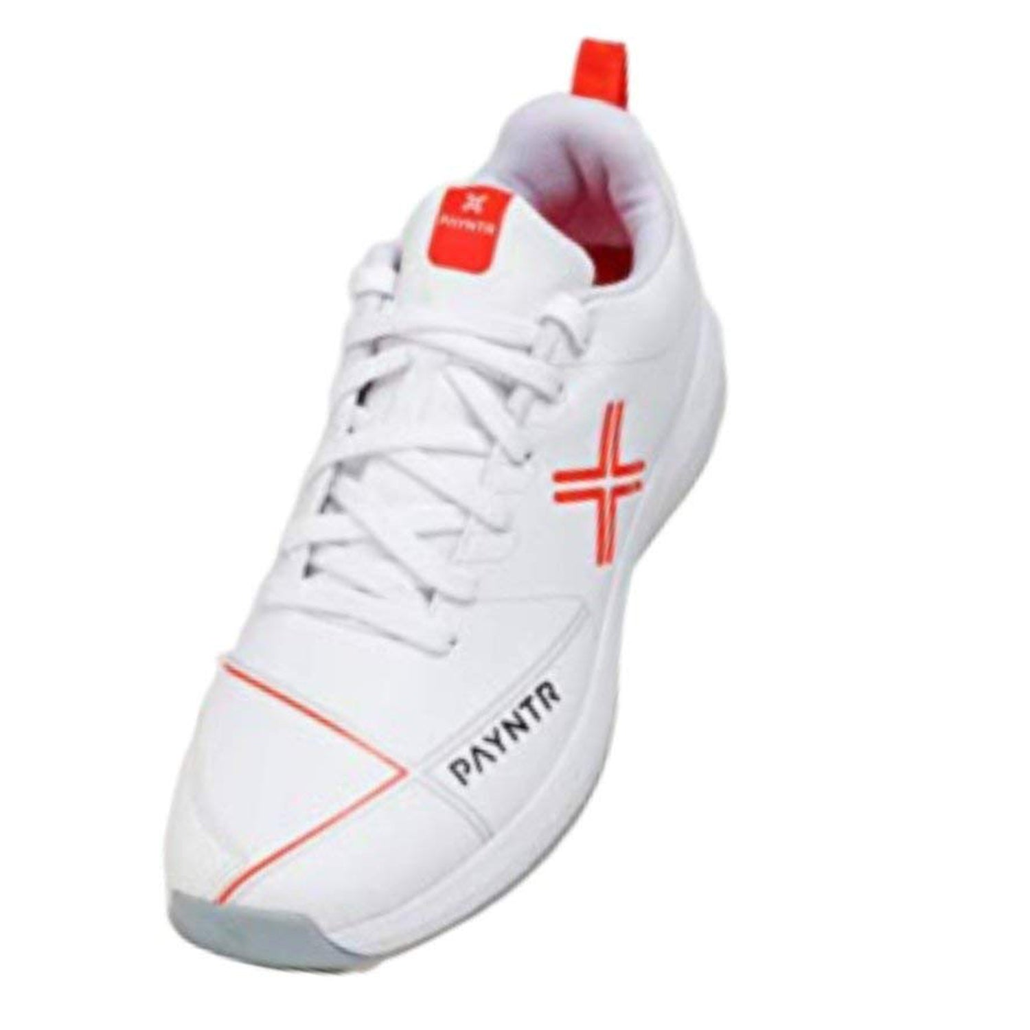 Payntr Spike Cricket Shoes, White - Best Price online Prokicksports.com