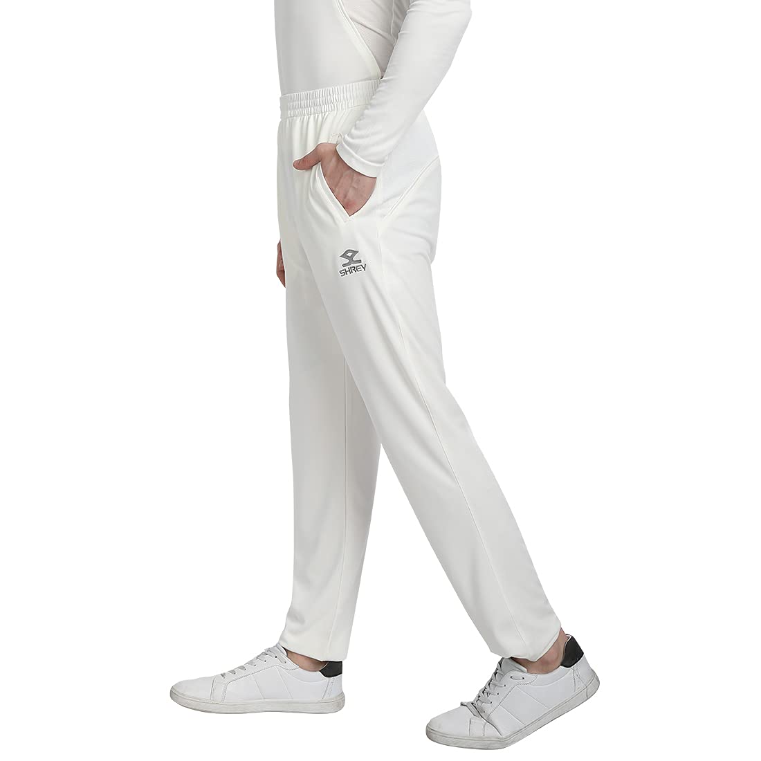 Men Cricket Eco design White Trouser TS 500