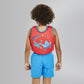 Speedo 809194B408-2 Blend Tots Swim Vest, Baby (Red/Blue) - Best Price online Prokicksports.com