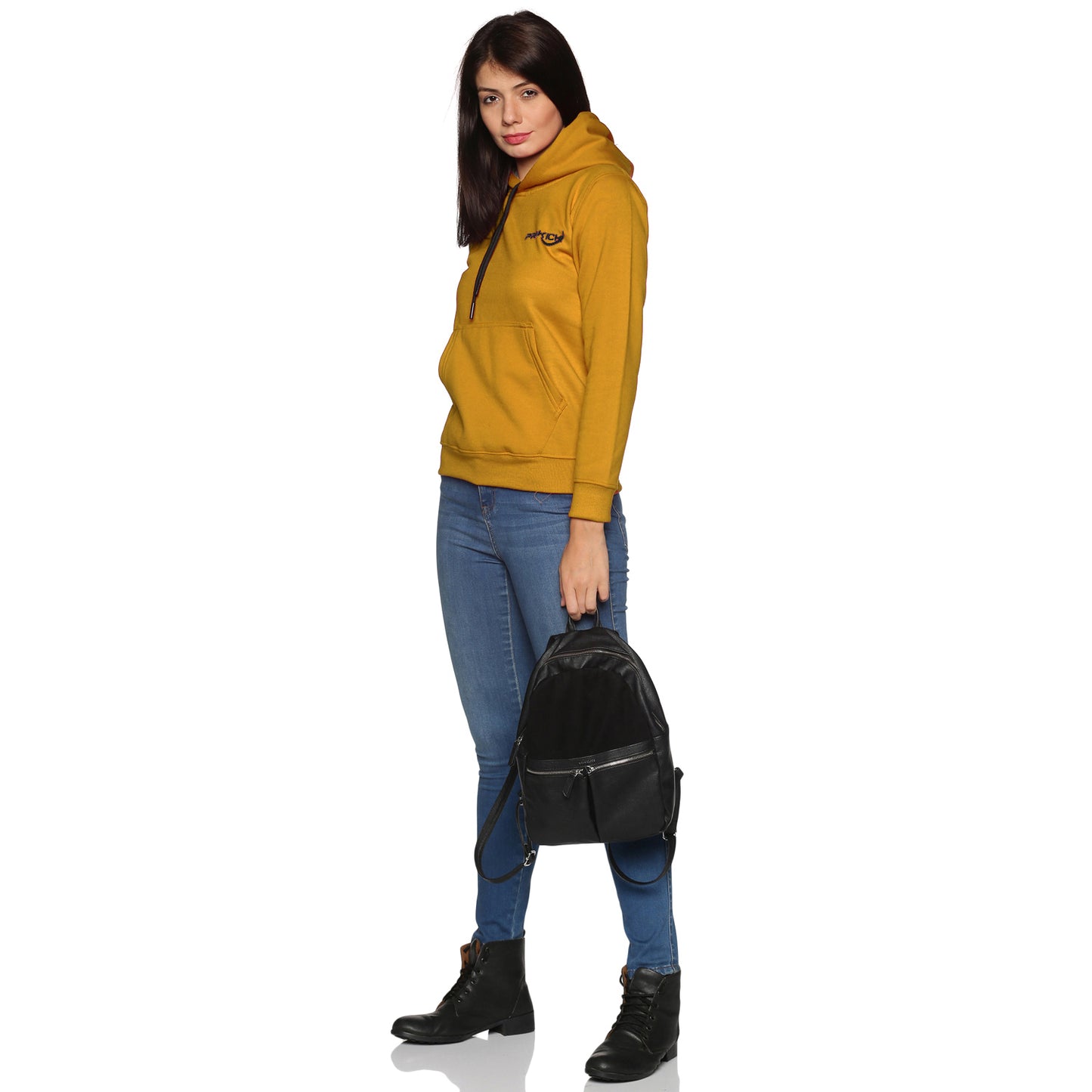 Prokick Sports Women Hooded Sweat Shirt , Yellow - Best Price online Prokicksports.com