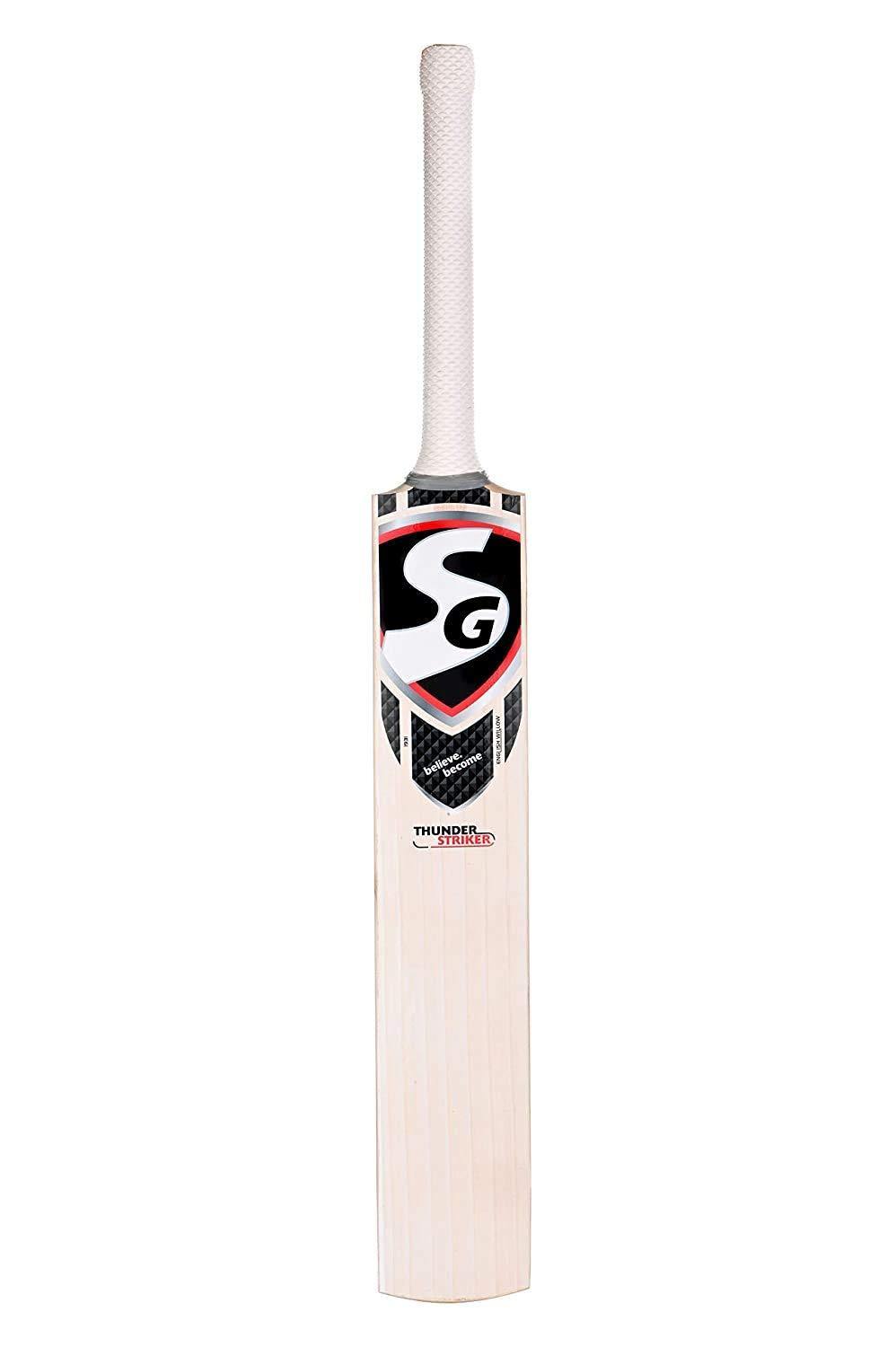 SG Thunder Striker English Willow Cricket Bat - Best Price online Prokicksports.com