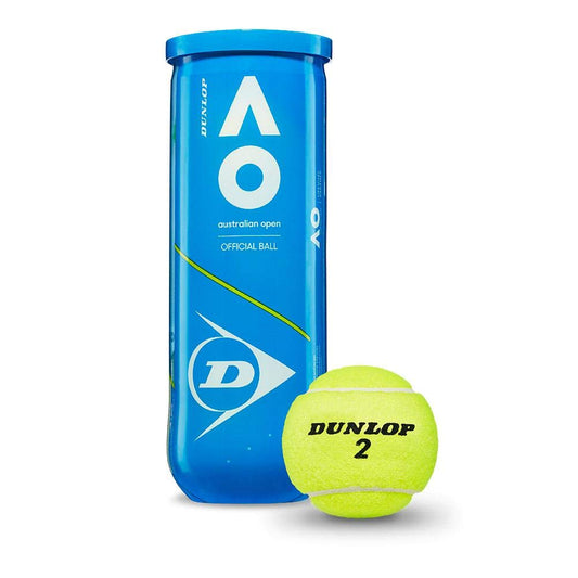 Dunlop Australian Open Tennis Balls Can (1 Can) - Best Price online Prokicksports.com
