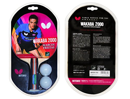 Butterfly Wakaba 2000 Table Tennis Racquet With 2 Balls - Best Price online Prokicksports.com